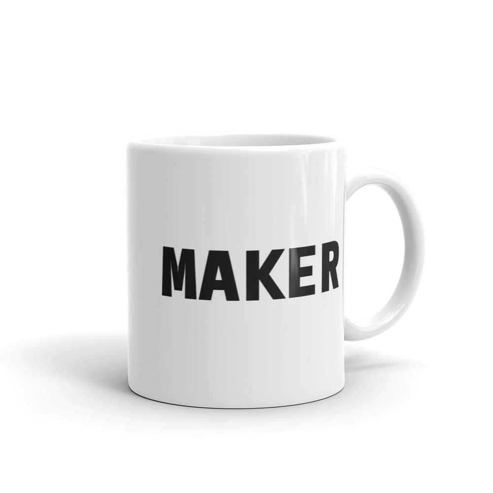 MAKER Mug - Coffee/Tea (or Whiskey) Maker Mug