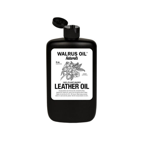 Leather oil, balm, and conditioner - 100% vegan and natural ingredients which conditions leather boots and goods